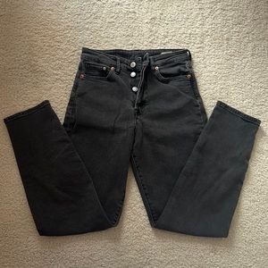 H&M black mom jeans